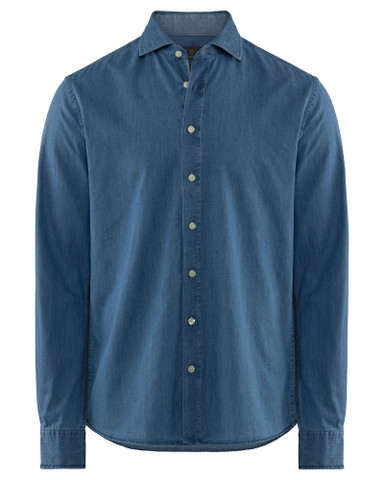 Dover Denim Shirt, Blue