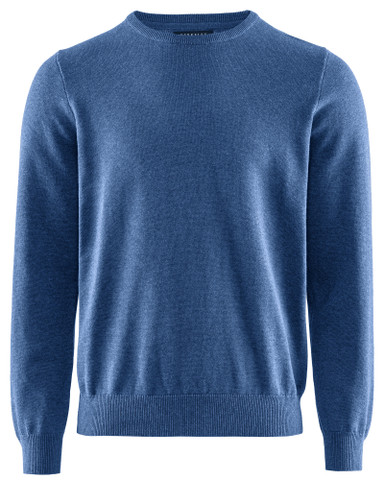 Brockton Crew -puuvillaneule, Blue