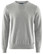 Brockton Crew -puuvillaneule, Light Grey Melange