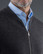 Brockton Cotton Fullzip Cardigan, Dk.Grey