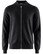 Brockton Cotton Fullzip Cardigan, Black