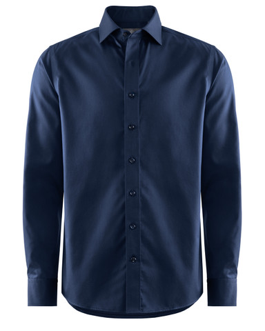 Plainton Non-iron Shirt, Navy