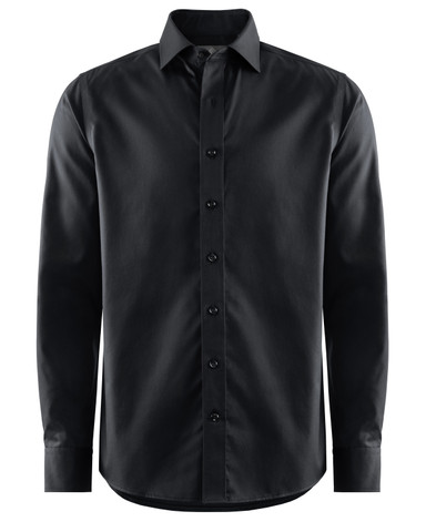 Plainton Non-iron Shirt, Black