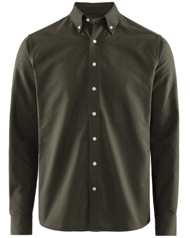 Porto Oxford Shirt, Olive
