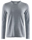 W's Wilton Merino Crew -villaneule, Lt.Grey