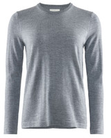 W's Wilton Merino Crew -villaneule, Lt.Grey