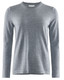 W's Wilton Merino Crew -villaneule, Lt.Grey