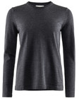 W's Wilton Merino Crew -villaneule, Dk.Grey