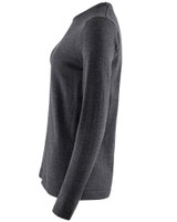W's Wilton Merino Crew -villaneule, Dk.Grey