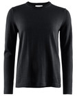 W's Wilton Merino Crew -villaneule, Black