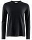 W's Wilton Merino Crew -villaneule, Black