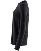 W's Wilton Merino Crew -villaneule, Black