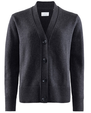 W's Brockton Cardigan -neuletakki, Dk.Grey