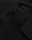W's Hayward Ribbed Mock Neck -neule, Black