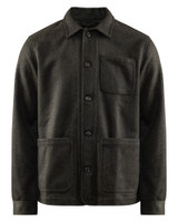 Giotto Wool Overshirt, Dk.Green