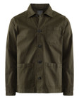 Logan Stretch Overshirt, Olive Green