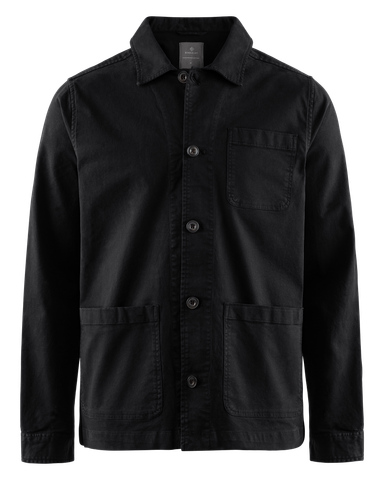 LOGAN STRETCH OVERSHIRT, Black