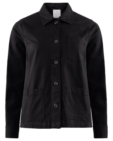 W'S LOGAN STRETCH OVERSHIRT, Black