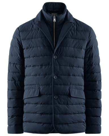 Delano Padded Blazer, Navy