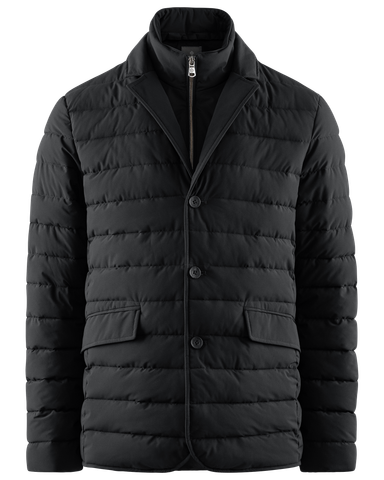 Delano Padded Blazer, Black