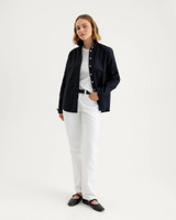W'S PORTO OXFORD CASUAL SHIRT, Black