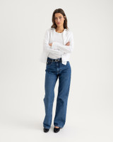 W'S PORTO OXFORD CASUAL SHIRT, White