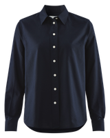 W'S PORTO OXFORD CASUAL SHIRT, Navy