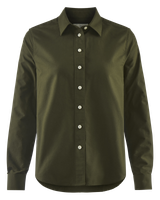 W'S PORTO OXFORD CASUAL SHIRT, Olive