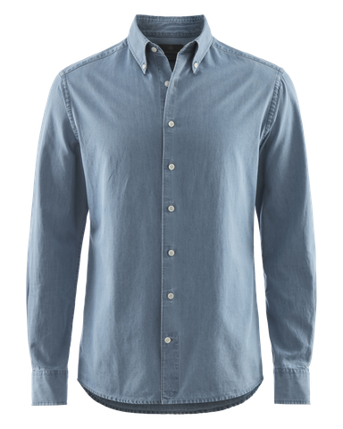 Cory Denim Shirt, Light Blue