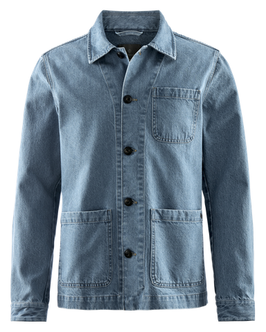 FORNELLO DENIM OVERSHIRT, Light Denim