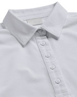 W's Tech Buttoned Polo, White