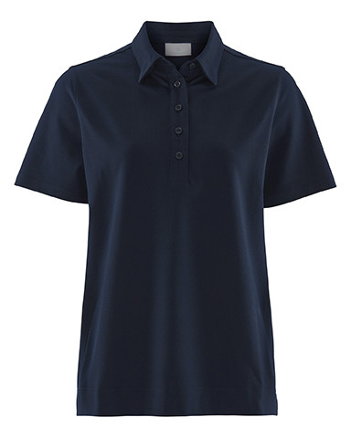 W's Tech Buttoned Polo, Navy