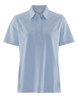 W's Tech Buttoned Polo, Light Blue