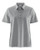 W's Tech Buttoned Polo, Lt Grey Melange