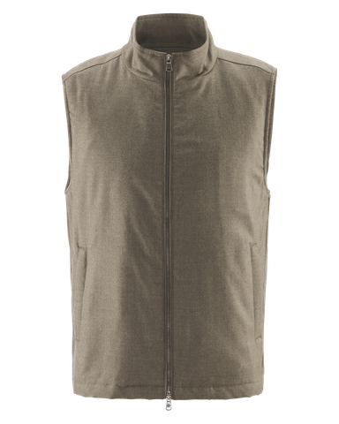 Redding Wool Vest -liivi, Taupe Melange