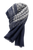 MASSARO Wool Scarf -kaulaliina, Navy-Grey