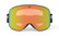 GOGGLES SKERMO, Black Matte - Multilaser Orange