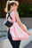 Foldaway Tote Bags - Malibu Pink