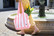Foldaway Tote Bags - Malibu Pink