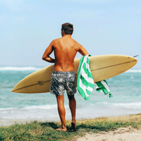 Rantapyyhe Cancun Green - XL (200 x 90cm)