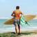 Rantapyyhe Cancun Green - XL (200 x 90cm)