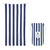 Rantapyyhe Whitsunday Navy - XL (200 x 90cm)