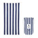 Rantapyyhe Whitsunday Navy - XL (200 x 90cm)