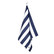 Rantapyyhe Whitsunday Navy - L (160 x 90cm)