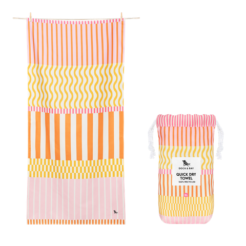 Rantapyyhe  Lemonade Waves - XL (200 x 90cm)