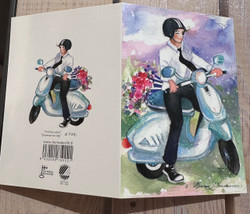 Skootteripoika  2-osainen kortti