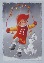 Helikellot soi Kaarina Toivasen joulukortti KT 302