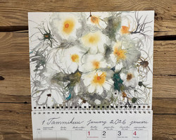 Minna Immosen Kukkakalenteri vuodelle 2026