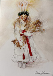 Lucia joulukortissa , 2025 uutuuskortti 