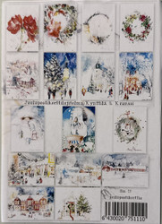 Korttinippu Kynttilä ja kranssi